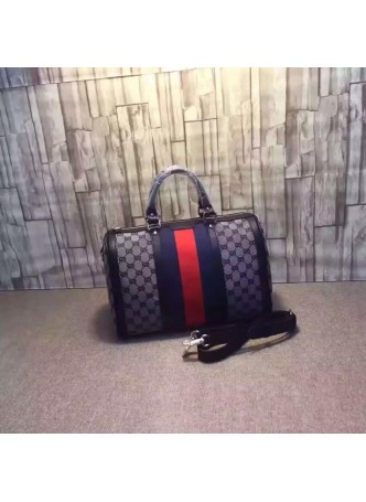 GG Supreme large hand bag-blue Speedy