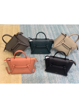 CELINE PICO BELT BAG IN GRAINED CALFSKIN