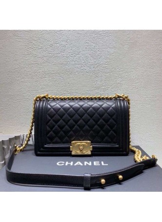 BOY CHANEL BAG CAVIAR DIAMOND 25