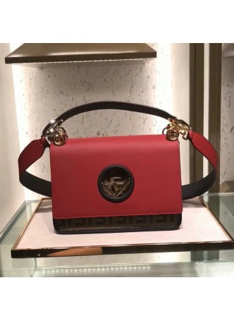 FENDI KANI LOGO FLAP BAG        