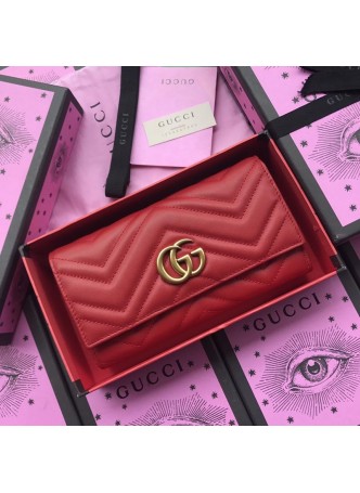 GUCCI MARMONT CONTINENTAL WALLET        