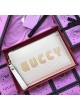 GUCCI LOGO leather pouch