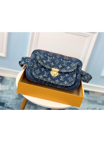 LV DENIM BLUE BUMBAG