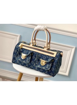 LV DENIM BLUE SPEEDY 30