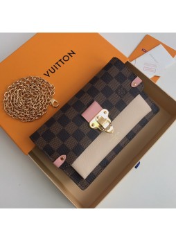 LV VAVIN CHAIN WALLET CREME